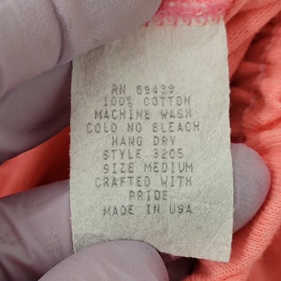 Vintage 80s MOD High-Rise Paperbag Shorts Womens XS/S Peach - Picture 13 of 14